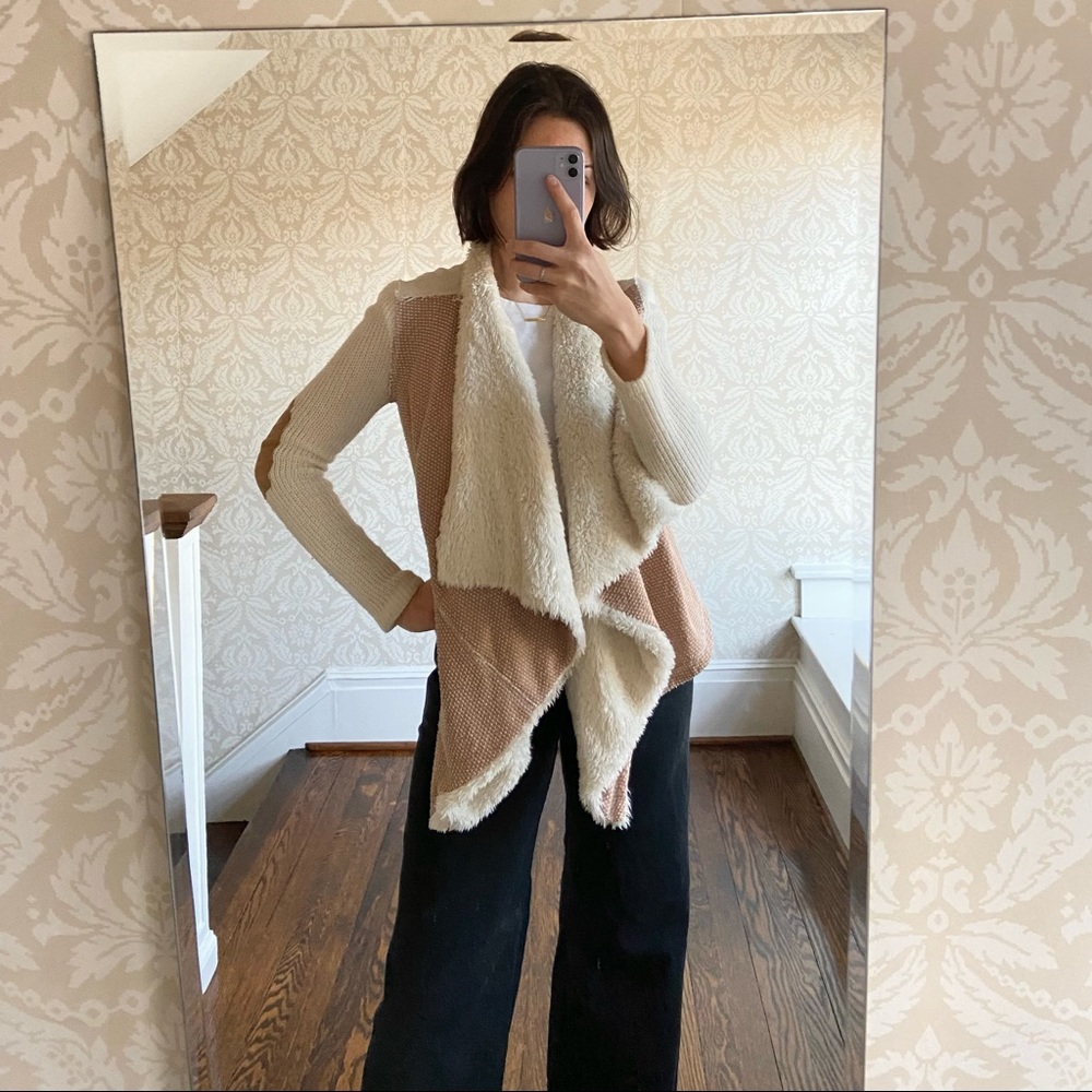 Anthropologie Two-Tone Cardigan